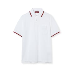 Poloshirt aus Baumwolle mit Stickerei