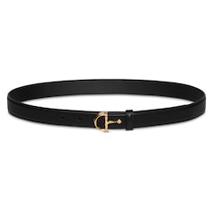 Thin belt with half-Horsebit buckle
