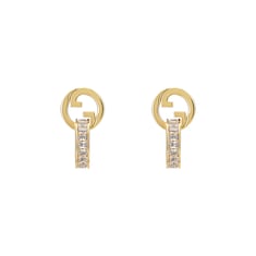 Gucci Blondie intertwined crystal earrings