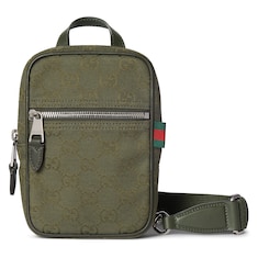 Mini borsa a tracolla in tessuto GG
