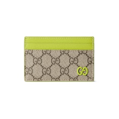 Acid green trim GG card case