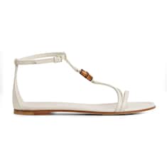 Women's sandal with bamboo detail