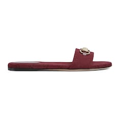 Women's slide sandal with Horsebit