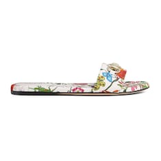 Women's slide sandal with Horsebit