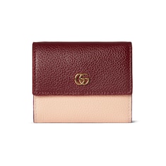 GG Marmont bi-color mini wallet