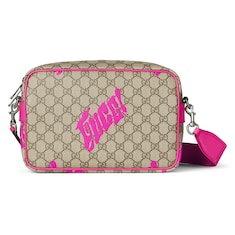 Bolsa cruzada mediana con estampado