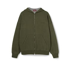 Sudadera con capucha de punto bordada