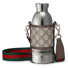 Steel bottle with fabric holder