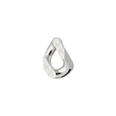 Boucle d’oreille unique gravée Gucci Signature