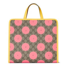Children's printed GG tote bag