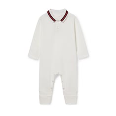 Combinaison pour bébé en coton avec bande Web