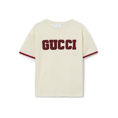 Children's cotton T-shirt with patch