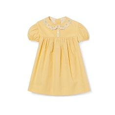 Robe pour bébé en coton brodé