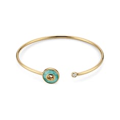 Bracciale rigido Gucci Interlocking in oro 18 carati