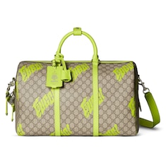 Medium duffle bag with print