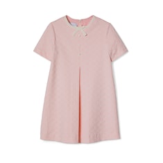 Children's embroidered cotton jersey dress