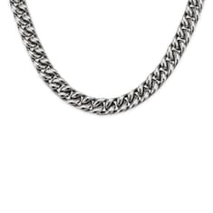 Collier chaîne gravé Gucci Signature