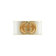 Anillo Gucci Interlocking esmaltado