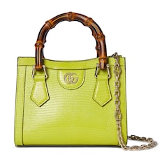 Kleiner Gucci Diana Shopper aus Eidechsenleder
