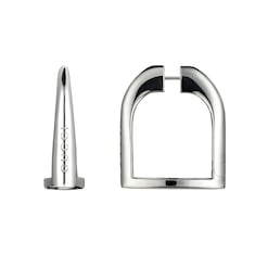 Gucci Staffa large hoop earrings