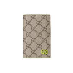 Green interior GG long card case