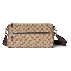 Bolsa Boston pequeña de lona GG 