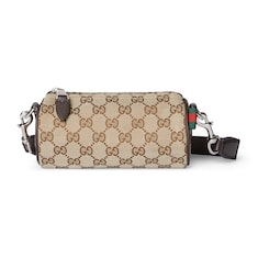Minibolsa Boston de lona GG