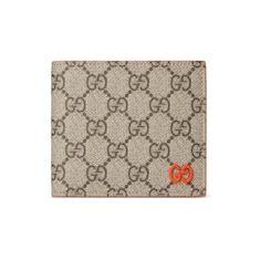 Orange interior GG coin wallet