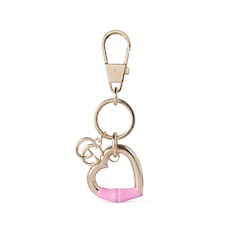 Heart-shaped keychain