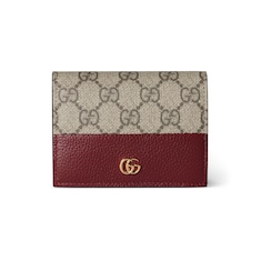 GG Marmont bi-color mini wallet
