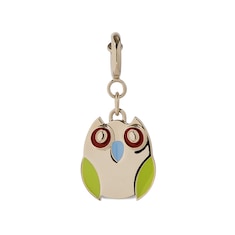 Owl-shaped bag charm