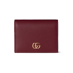 Bi-color GG Marmont small wallet