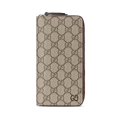Cartera bicolor con cremallera