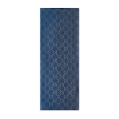 GG wool and silk jacquard stole