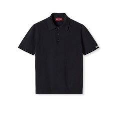 Polo de tejido de algodón y seda