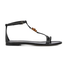 รองเท้าแซนเดิล Women's sandal with bamboo detail
