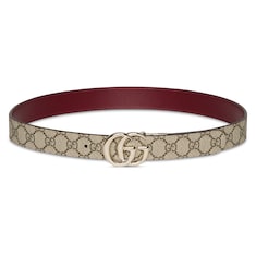 Cinturón ancho GG Marmont reversible