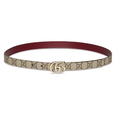 Cintura sottile reversibile GG Marmont