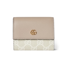 Bi-color GG Marmont mini wallet