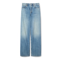 Pantalón de denim de pernera ancha