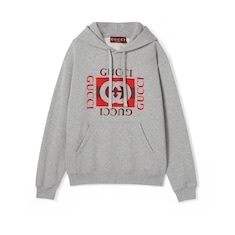 Sweat-shirt en jersey de coton imprimé