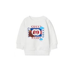Baby-Sweatshirt aus Baumwolle mit Print