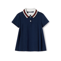 Robe pour bébé en coton avec bande Web