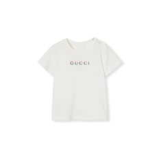 Baby cotton T-shirt with embroidery