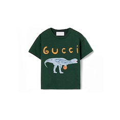 T-shirt neonato in cotone con stampa