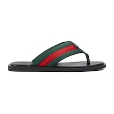 Men's thong sandal with Interlocking G