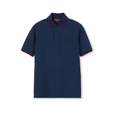 Polo en piqué de coton 