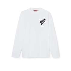 Camiseta de punto con logotipo Gucci