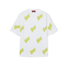 Camiseta de punto de algodón con bordado 