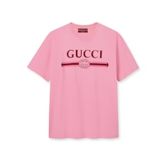 Cotton jersey T-shirt with print
